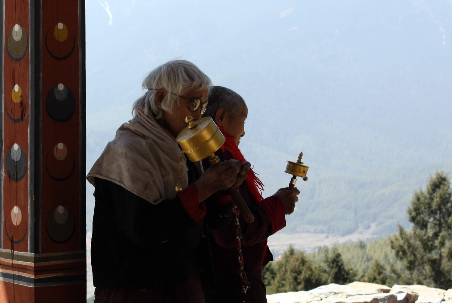 Nuns at the Tharpaling Monastery.