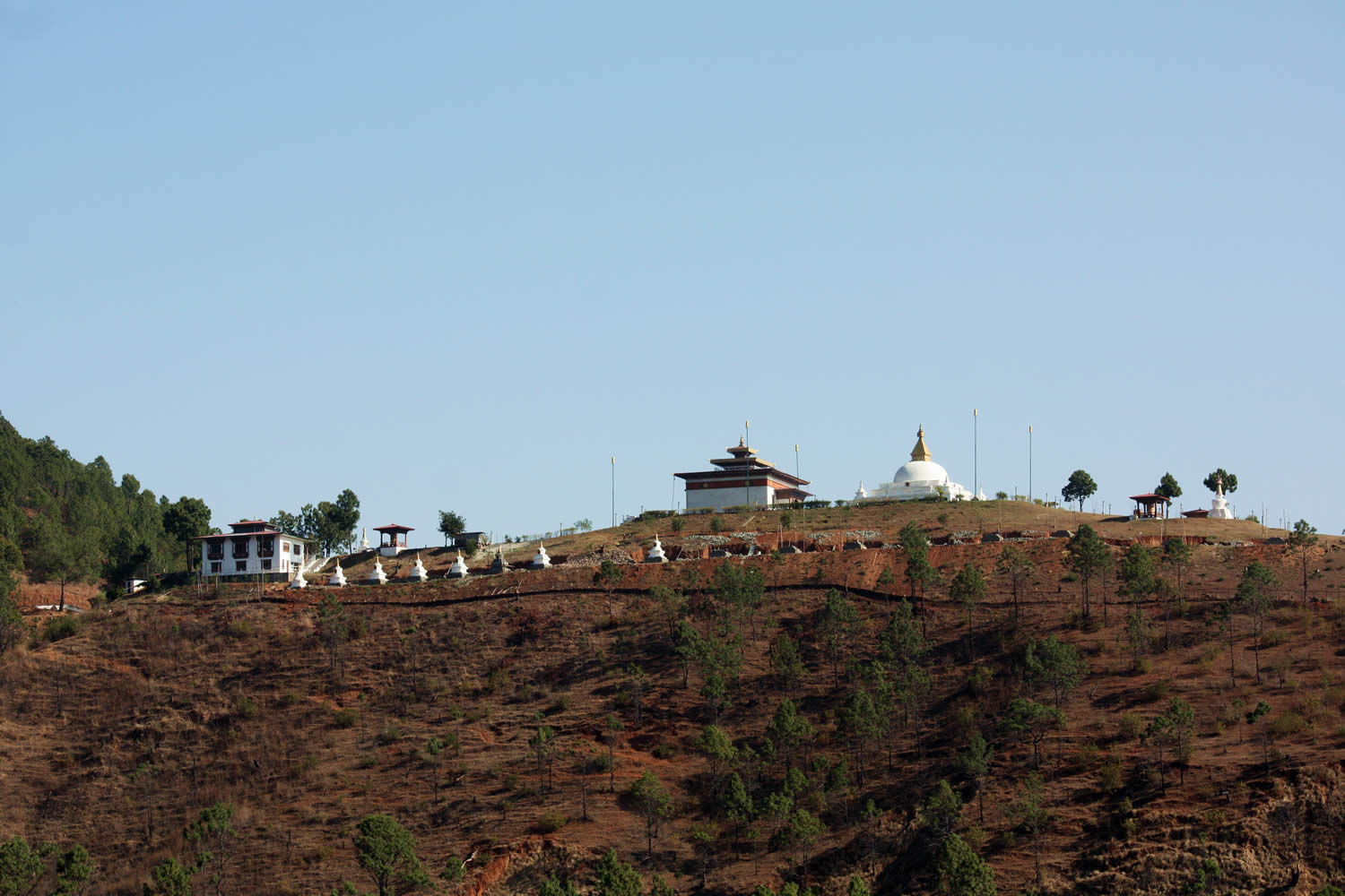 View of Talo Sangha Choling Nunnery from road.
