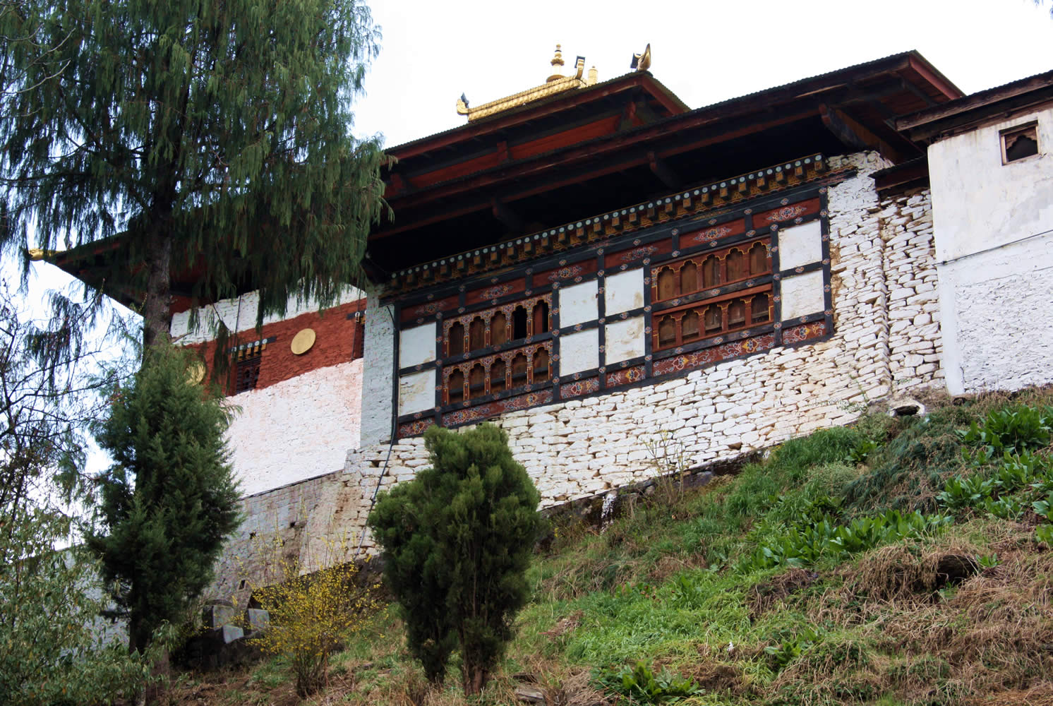 Chang Ganka Monastery in Thimphu.