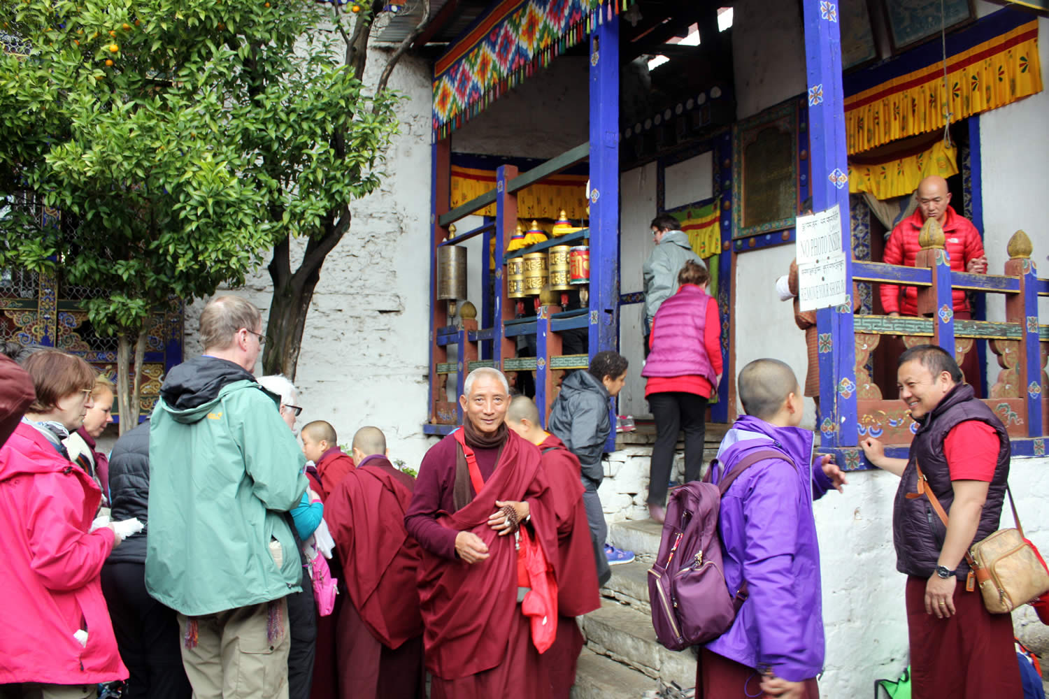 Entrance to Kichu Yenden Monastery established by Kyabje Dilgo Khyentse Rinpoche.